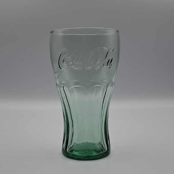 Coca-Cola Embossed Green Glass - Picture 1 of 4